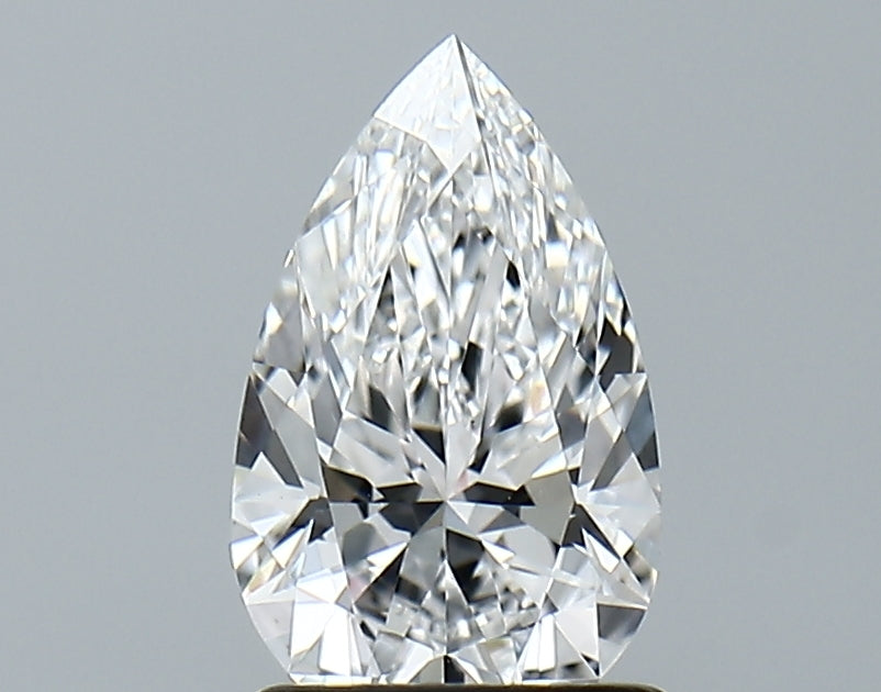 Lab-Grown 1.17 Carat Pear Shape Diamond color E Clarity VS1 With GIA Certificate, precious stones, engagement diamonds