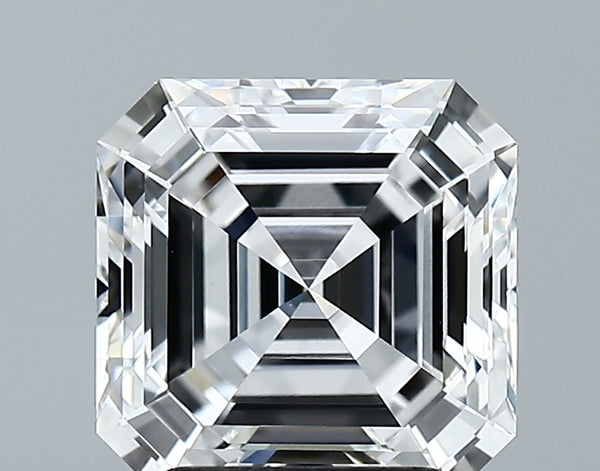 Lab-Grown 3.06 Carat Asscher Cut Diamond color E Clarity VVS1 With GIA Certificate, precious stones, engagement diamonds