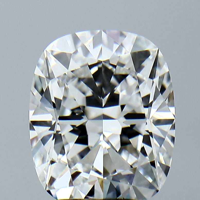 Lab-Grown 3.54 Carat Cushion Brilliant Diamond color E Clarity VVS2, precious stones, engagement diamonds