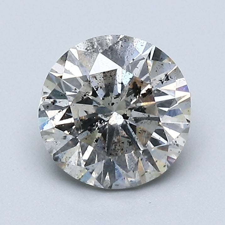 Natural 1.35 Ct Round Brilliant Diamond J-I2 with GIA Certificate, natural diamonds, precious stones, engagement diamonds