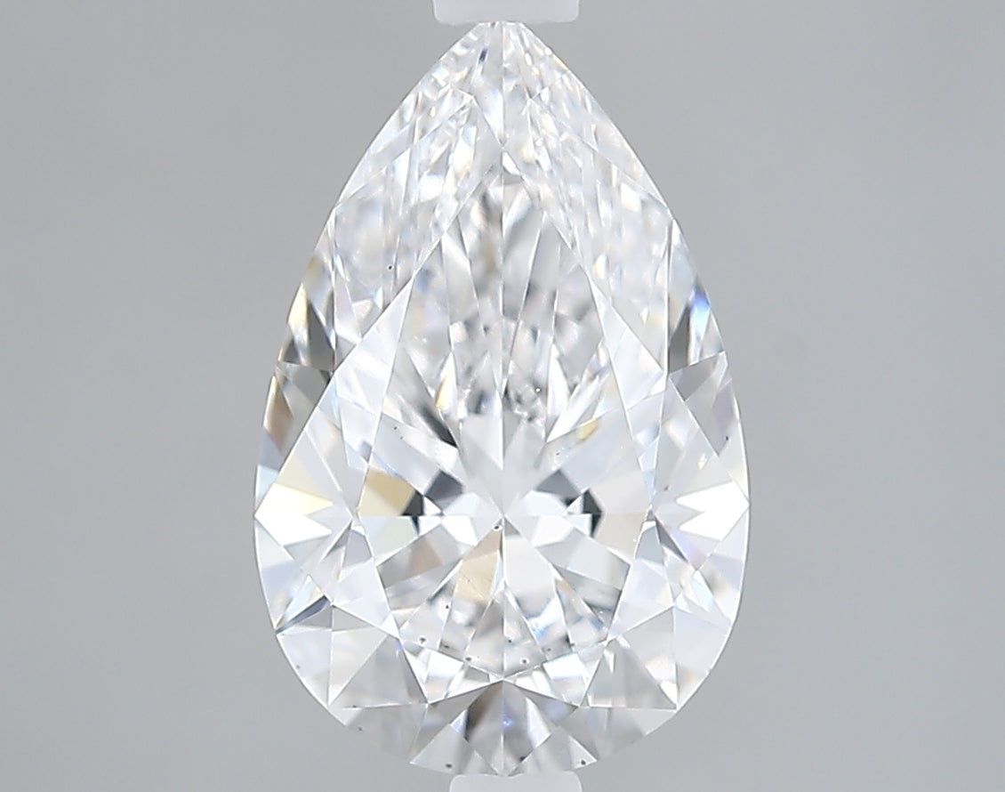 Lab-Grown 2.15 Carat Pear Shape Diamond color D Clarity SI1 With GIA Certificate, precious stones, engagement diamonds