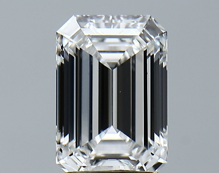 Lab-Grown 2.37 Carat Emerald Cut Diamond color E Clarity VVS2 With GIA Certificate, precious stones, engagement diamonds