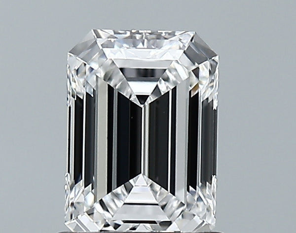 Lab-Grown 1.06 Carat Emerald Cut Diamond color D Clarity VVS2, precious stones, engagement diamonds