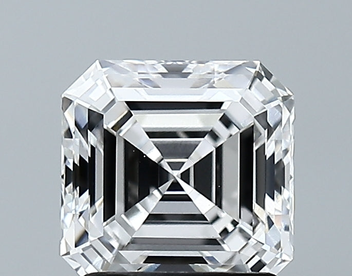 Lab-Grown 1.69 Carat Asscher Cut Diamond color E Clarity VVS2 With GIA Certificate, precious stones, engagement diamonds