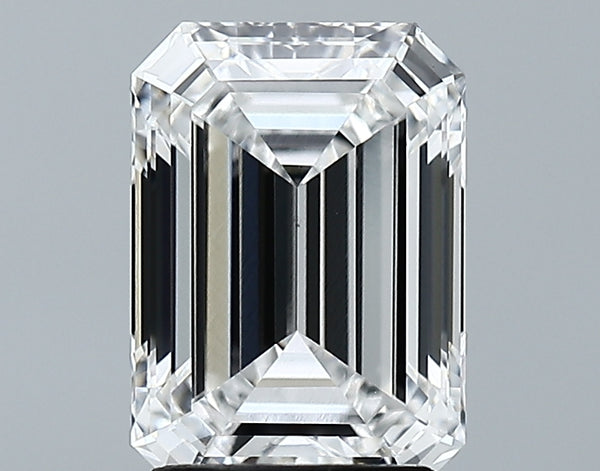 Lab-Grown 2.51 Carat Emerald Cut Diamond color E Clarity VS1 With GIA Certificate, precious stones, engagement diamonds