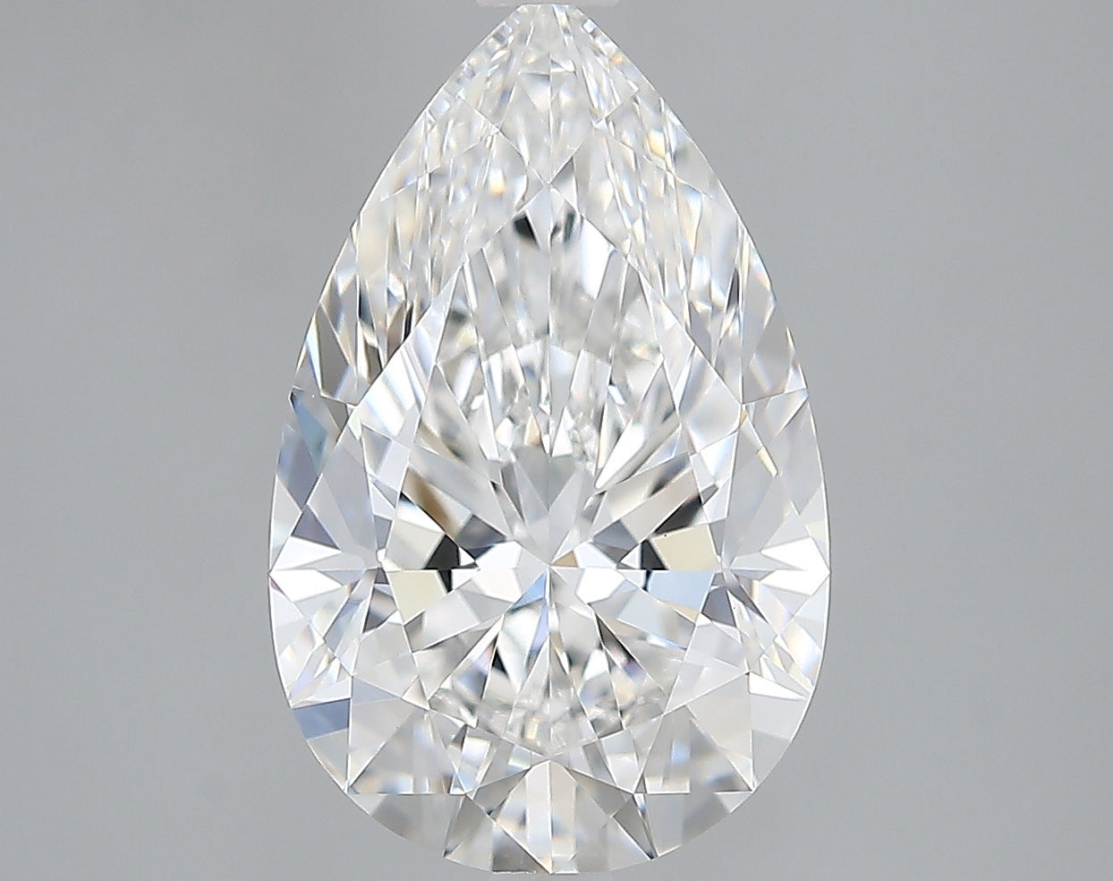 Lab-Grown 2.97 Carat Pear Shape Diamond color E Clarity VVS2, precious stones, engagement diamonds