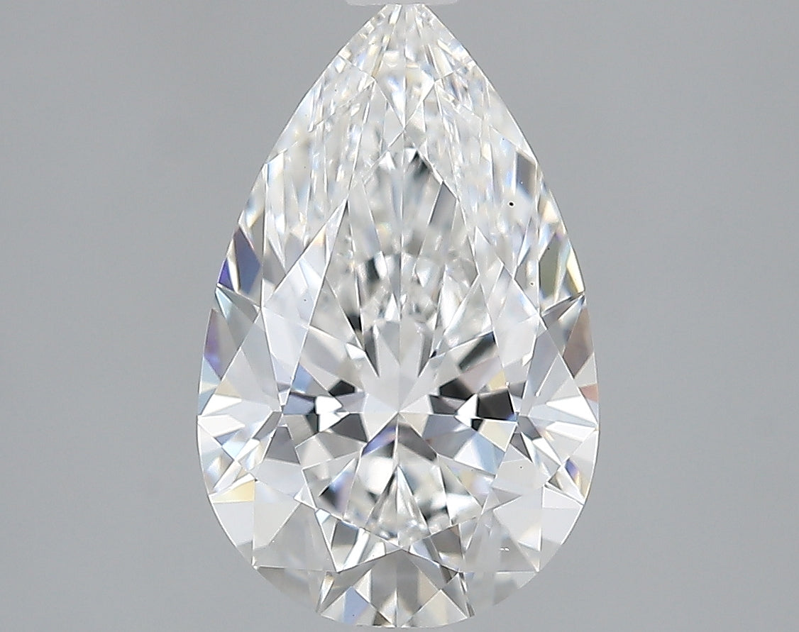 Lab-Grown 2.16 Carat Pear Shape Diamond color E Clarity VVS2, precious stones, engagement diamonds