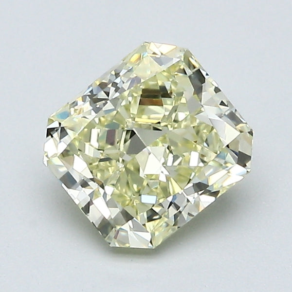 1.33 Carat Radiant Cut Natural Mined Diamond Fancy Light  Yellow Color VVS2 Clarity With GIA Certificate, natural diamonds, precious stones, engagement diamonds