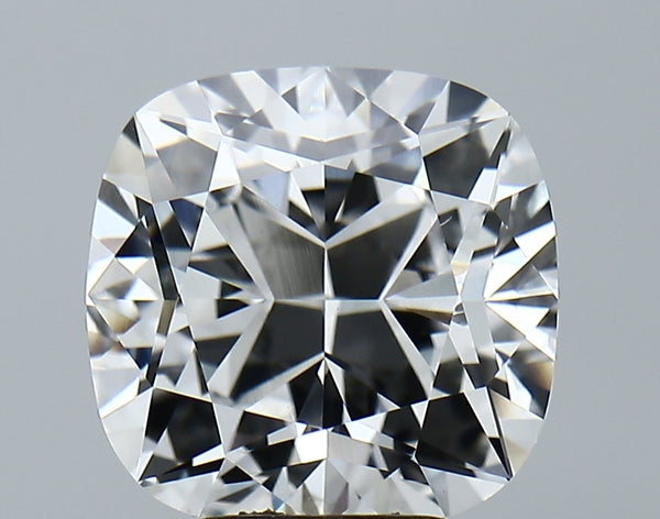Lab-Grown 4.70 Carat Square Cushion Cut Diamond color E Clarity VVS2, precious stones, engagement diamonds