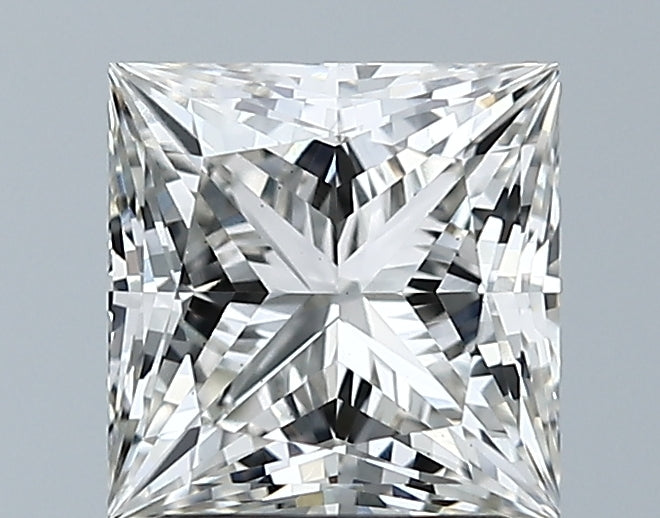 Lab-Grown 2.03 Carat Princess Cut Diamond color I Clarity VS1 With GIA Certificate, precious stones, engagement diamonds