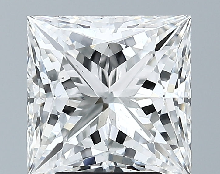 Lab-Grown 3.27 Carat Princess Cut Diamond color F Clarity VS2 With GIA Certificate, precious stones, engagement diamonds