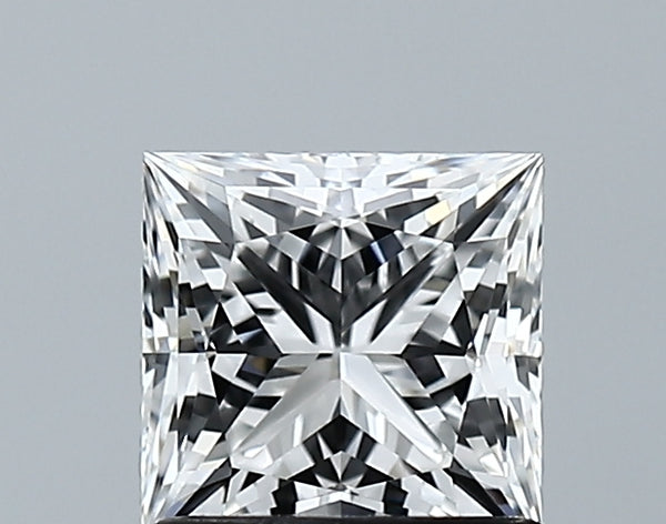 Lab-Grown 1.21 Carat Princess Cut Diamond color E Clarity VVS2 With GIA Certificate, precious stones, engagement diamonds