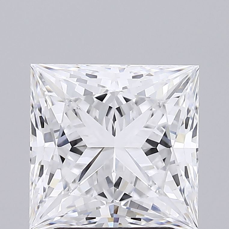 Lab-Grown 2.68 Carat Princess Cut Diamond color E Clarity VS1 With GIA Certificate, precious stones, engagement diamonds