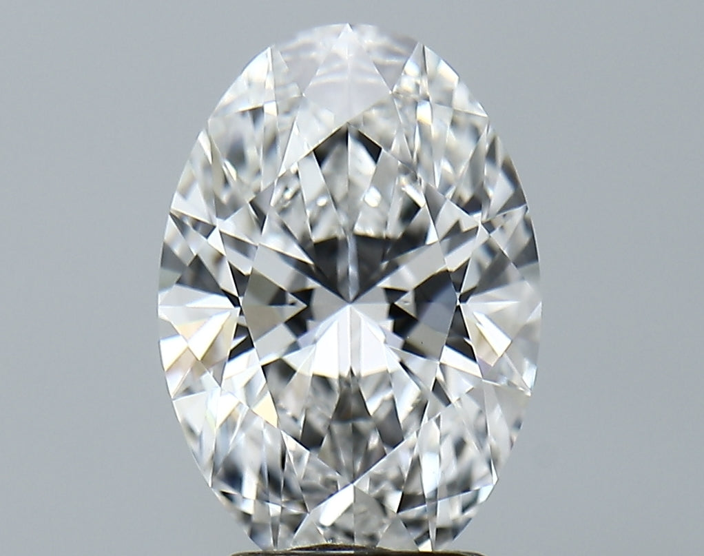 Lab-Grown 3.19 Carat Oval Shape Diamond color E Clarity VS1, precious stones, engagement diamonds