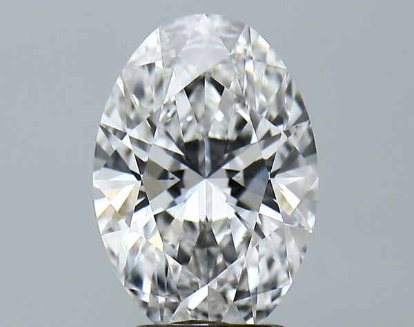 Lab-Grown 3.19 Carat Oval Shape Diamond color E Clarity VS1, precious stones, engagement diamonds