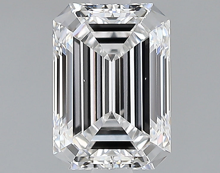 Lab-Grown 1.10 Carat Emerald Cut Diamond color D Clarity VVS2, precious stones, engagement diamonds