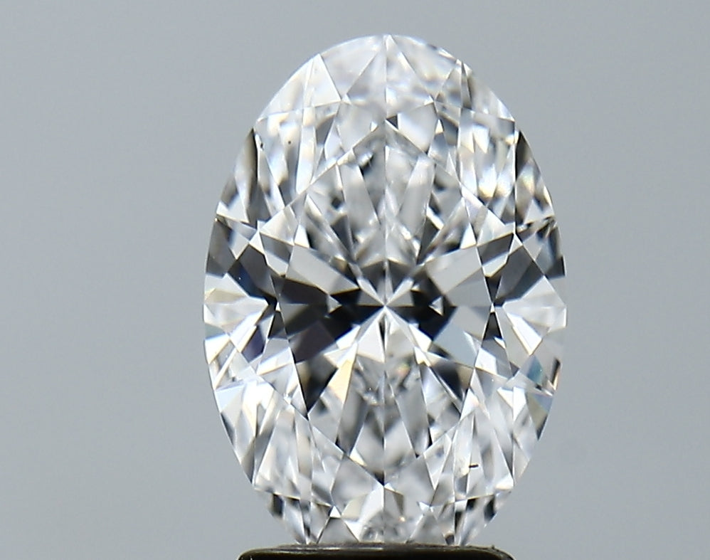 Lab-Grown 2.57 Carat Oval Shape Diamond color D Clarity VVS2 With GIA Certificate, precious stones, engagement diamonds