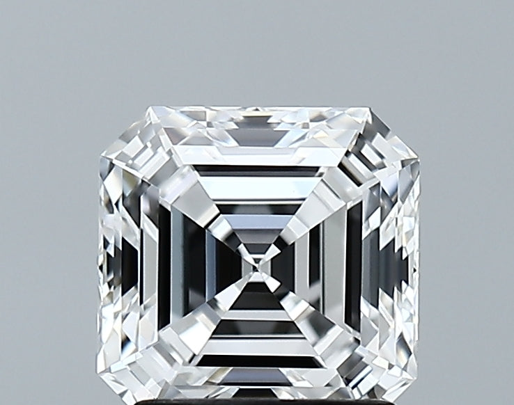 Lab-Grown 1.79 Carat Asscher Cut Diamond color E Clarity VVS2 With GIA Certificate, precious stones, engagement diamonds