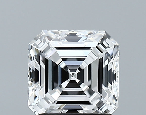 Lab-Grown 1.79 Carat Asscher Cut Diamond color E Clarity VVS2 With GIA Certificate, precious stones, engagement diamonds