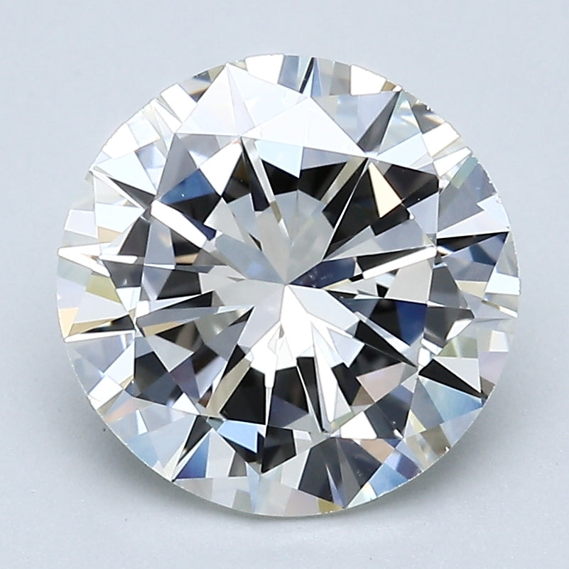 3.02 Carat Round Brilliant Diamond Loose H-SI1 with GIA Certificate, natural diamonds, precious stones, engagement diamonds