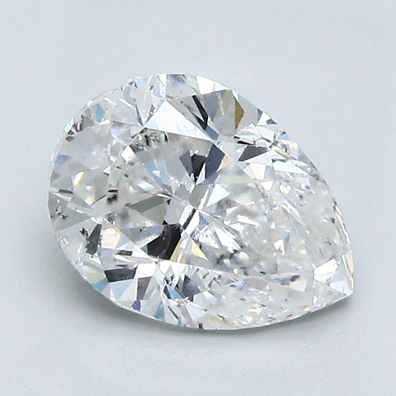 1.61 Carat Pear Shape Natural Mined Diamond E Color I1 Clarity With GIA Certificate, natural diamonds, precious stones, engagement diamonds