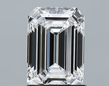 Lab-Grown 1.39 Carat Emerald Cut Diamond color D Clarity VS1 With GIA Certificate, precious stones, engagement diamonds