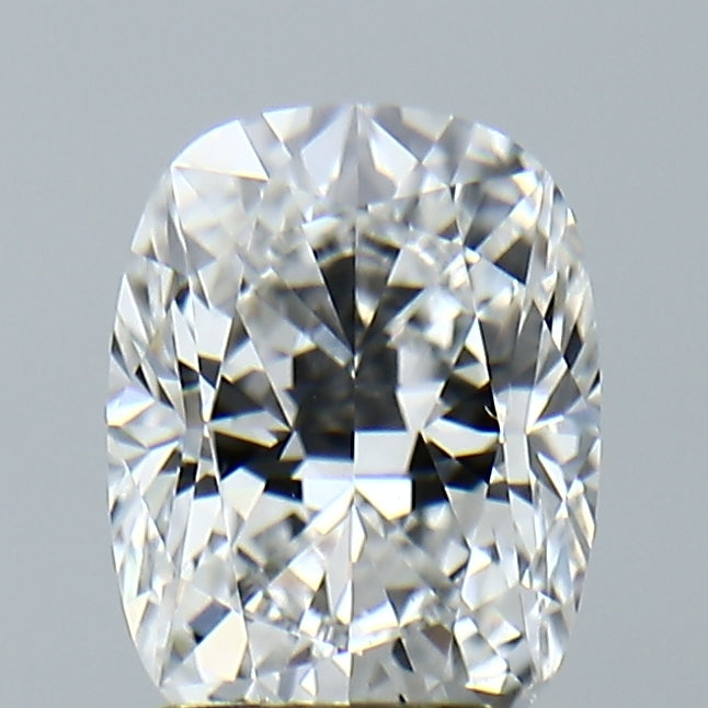 Lab-Grown 2.01 Carat Cushion Brilliant Diamond color D Clarity VVS2, precious stones, engagement diamonds