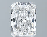 Lab-Grown 4.14 Carat Radiant Cut Diamond color E Clarity VVS2 With GIA Certificate, precious stones, engagement diamonds