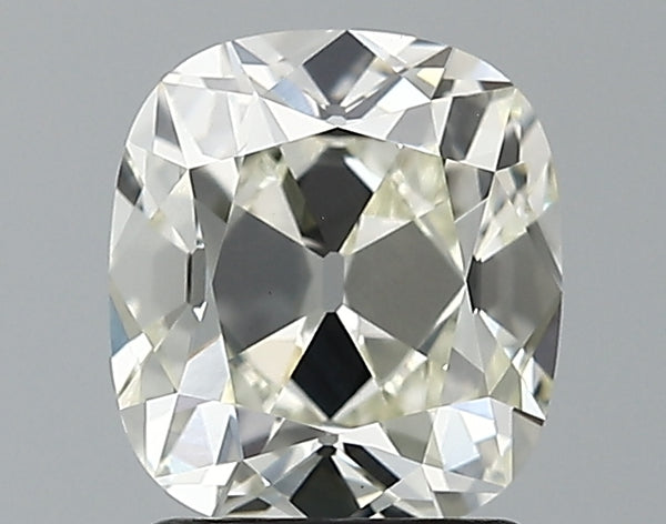 Lab-Grown 1.58 Carat Antique Cushion Cut Diamond color J Clarity VS1, precious stones, engagement diamonds