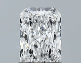 Lab-Grown 1.06 Carat Radiant Cut Diamond color E Clarity VVS2 With GIA Certificate, precious stones, engagement diamonds