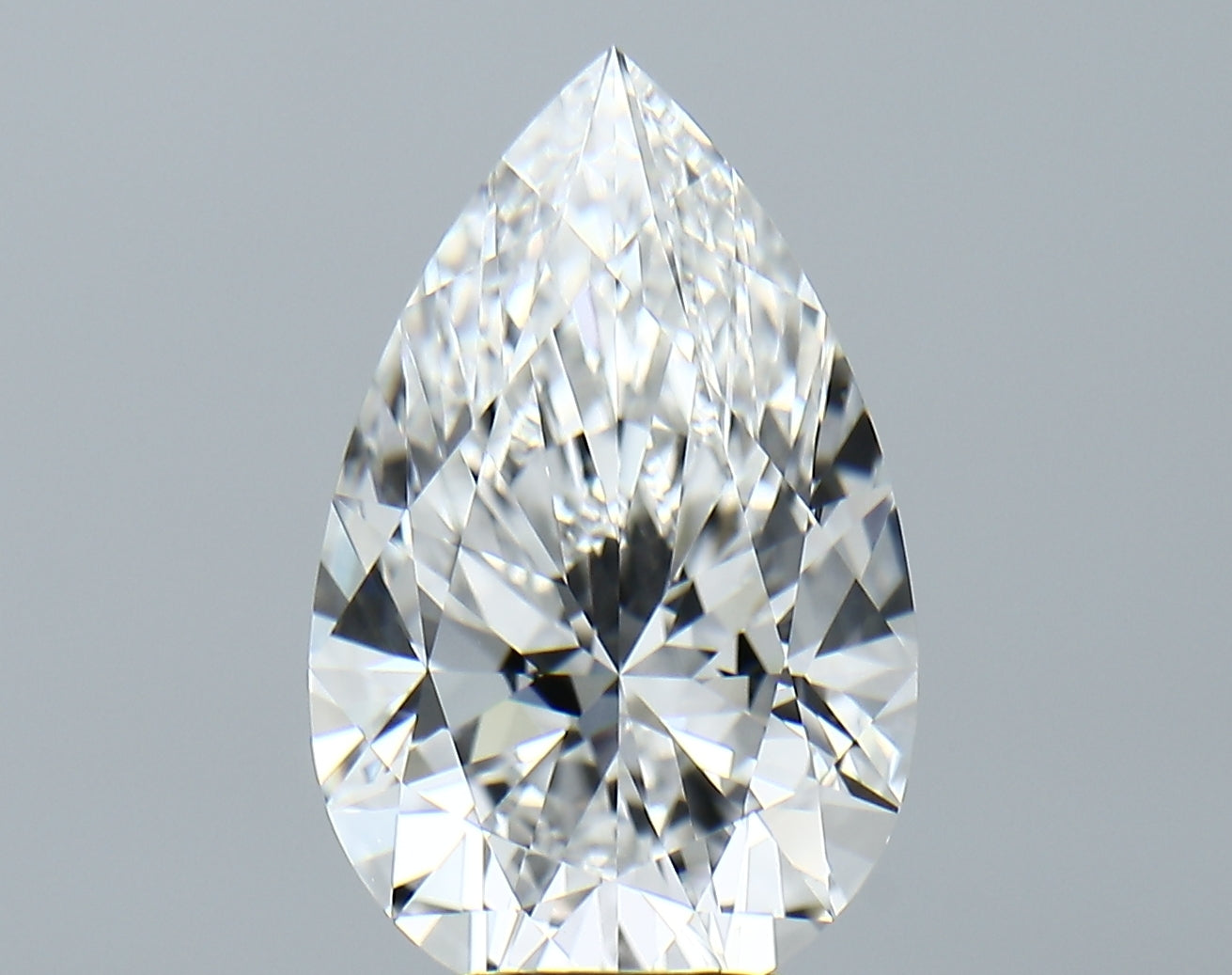 Lab-Grown 5.20 Carat Pear Shape Diamond color E Clarity VVS2, precious stones, engagement diamonds