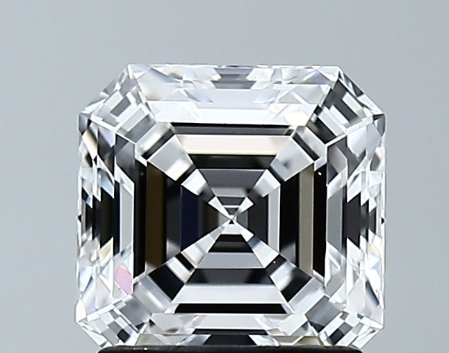 Lab-Grown 1.60 Carat Asscher Cut Diamond color D Clarity VVS2 With GIA Certificate, precious stones, engagement diamonds
