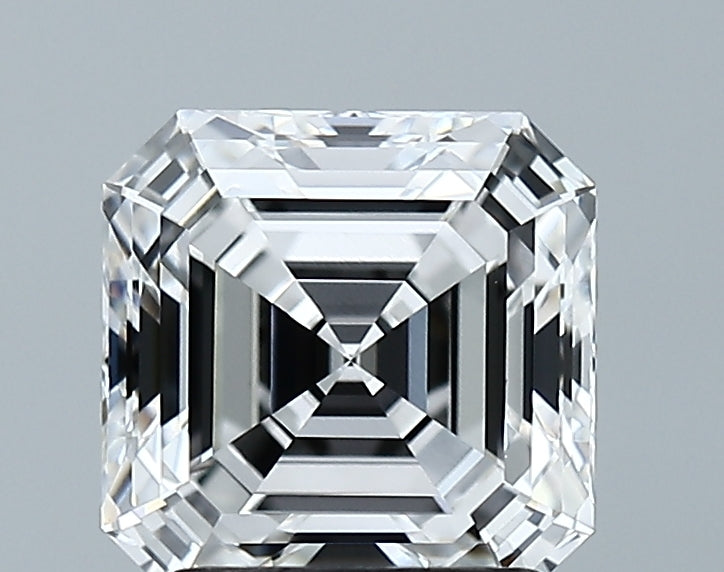 Lab-Grown 2.21 Carat Asscher Cut Diamond color D Clarity VVS2 With GIA Certificate, precious stones, engagement diamonds