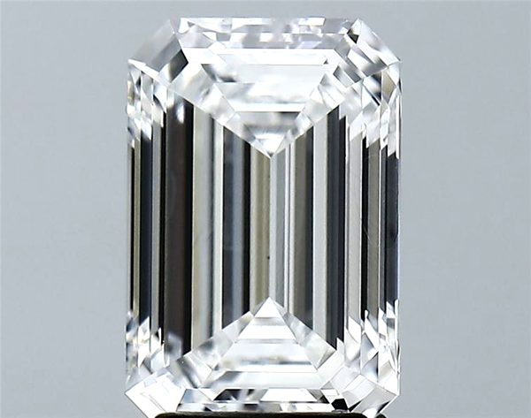 Lab-Grown 3.10 Carat Emerald Cut Diamond color E Clarity VVS2 With GIA Certificate, precious stones, engagement diamonds