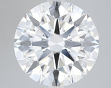 Lab-Grown 3.75 Carat Round Brilliant Diamond color E Clarity VVS2 With GIA Certificate, precious stones, engagement diamonds