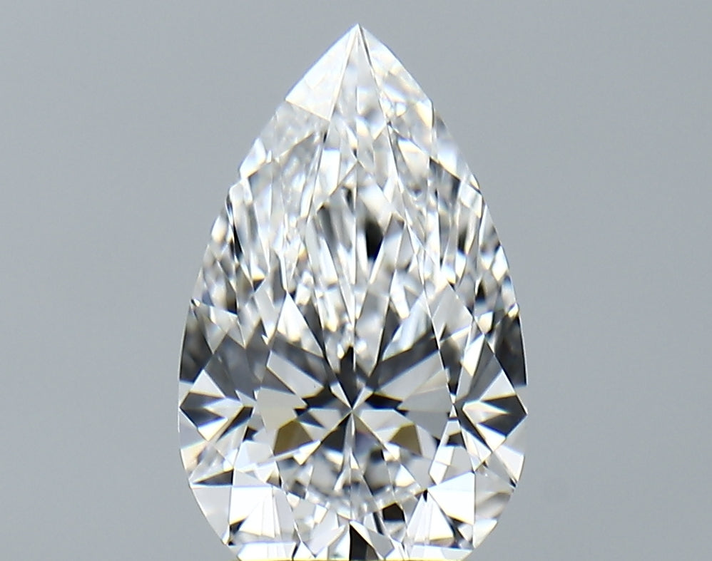 Lab-Grown 2.33 Carat Pear Shape Diamond color E Clarity VS1 With GIA Certificate, precious stones, engagement diamonds