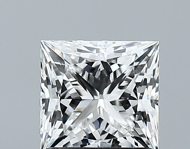 Lab-Grown 1.35 Carat Princess Cut Diamond color E Clarity VVS2 With GIA Certificate, precious stones, engagement diamonds