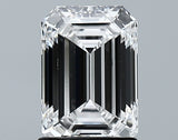 Lab-Grown 1.55 Carat Emerald Cut Diamond color E Clarity VVS2, precious stones, engagement diamonds