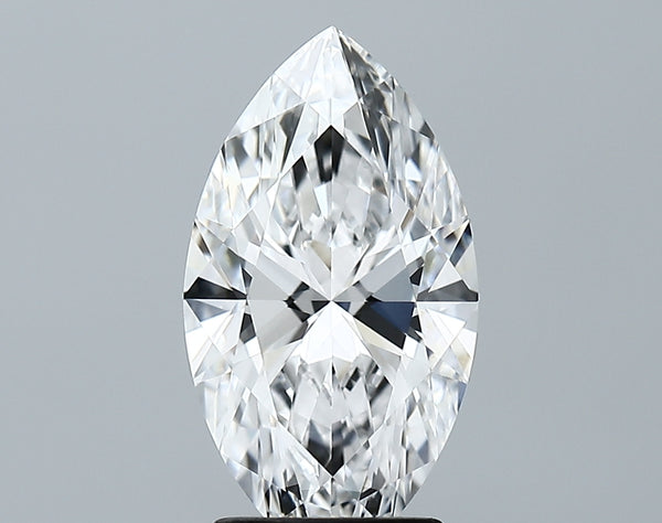 Lab-Grown 2.62 Carat Marquis Shape Diamond color D Clarity VVS2 With GIA Certificate, precious stones, engagement diamonds