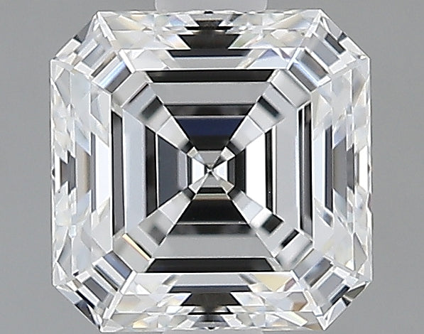 Lab-Grown 1.04 Carat Asscher Cut Diamond color E Clarity VVS2, precious stones, engagement diamonds