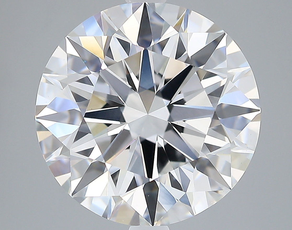 Lab-Grown 5.09 Carat Round Brilliant Diamond color E Clarity VVS2, precious stones, engagement diamonds