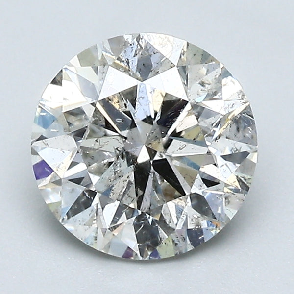 1.68 Carat Round Brilliant Natural Mined Diamond I Color I1 Clarity With GIA Certificate, natural diamonds, precious stones, engagement diamonds