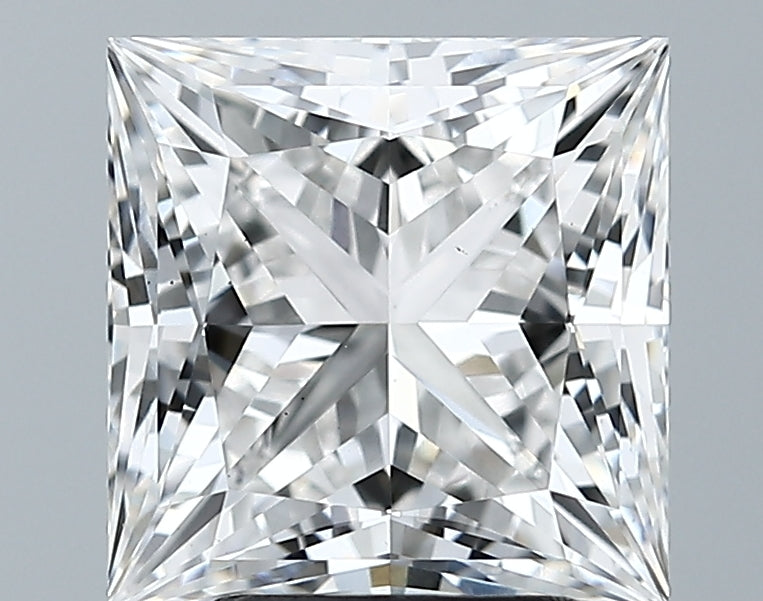 Lab-Grown 3.86 Carat Princess Cut Diamond color E Clarity VS1 With GIA Certificate, precious stones, engagement diamonds