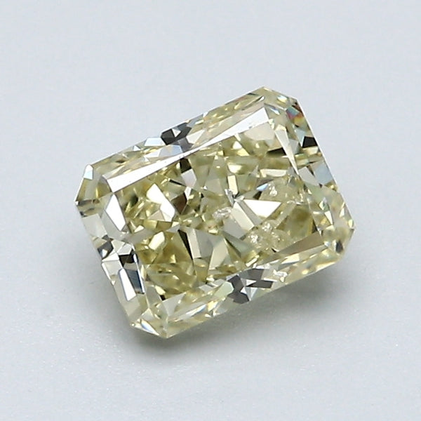 1.02 Carat Radiant Cut Natural Mined Diamond Fancy Yellow Brown Color SI1 Clarity With GIA Certificate, natural diamonds, precious stones, engagement diamonds