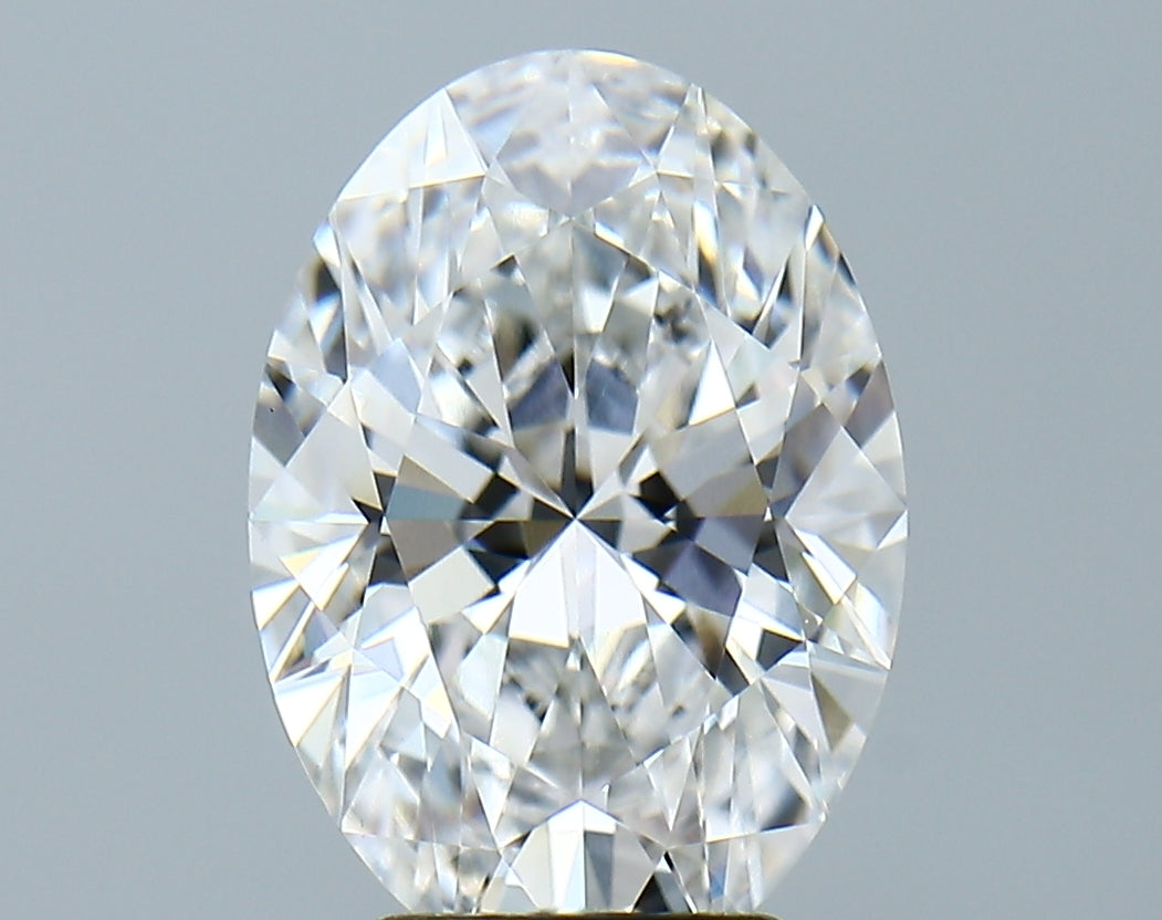 Lab-Grown 3.85 Carat Oval Shape Diamond color E Clarity VVS2 With GIA Certificate, precious stones, engagement diamonds