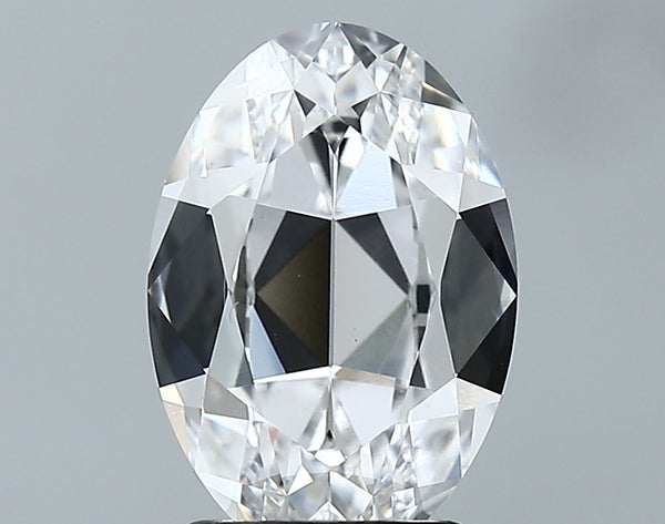 Lab-Grown 2.74 Carat Antique Oval Shape Diamond color D Clarity VS1 With GIA Certificate, precious stones, engagement diamonds