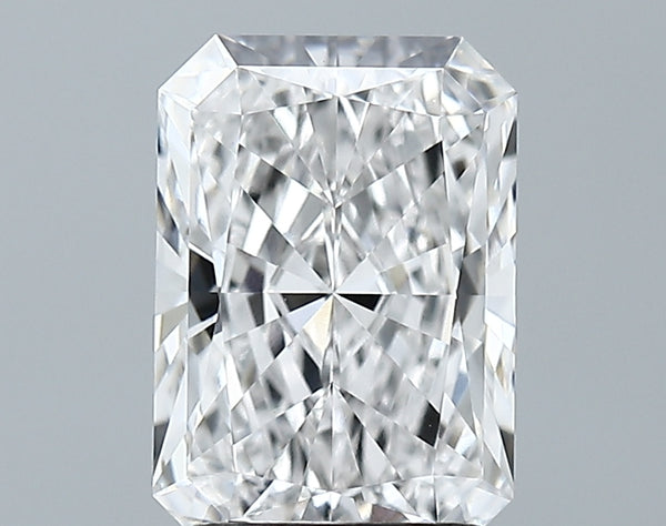 Lab-Grown 2.60 Carat Radiant Cut Diamond color F Clarity VVS1 With GIA Certificate, precious stones, engagement diamonds