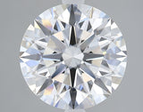 Lab-Grown 4.12 Carat Round Brilliant Diamond color D Clarity VS2 With GIA Certificate, precious stones, engagement diamonds