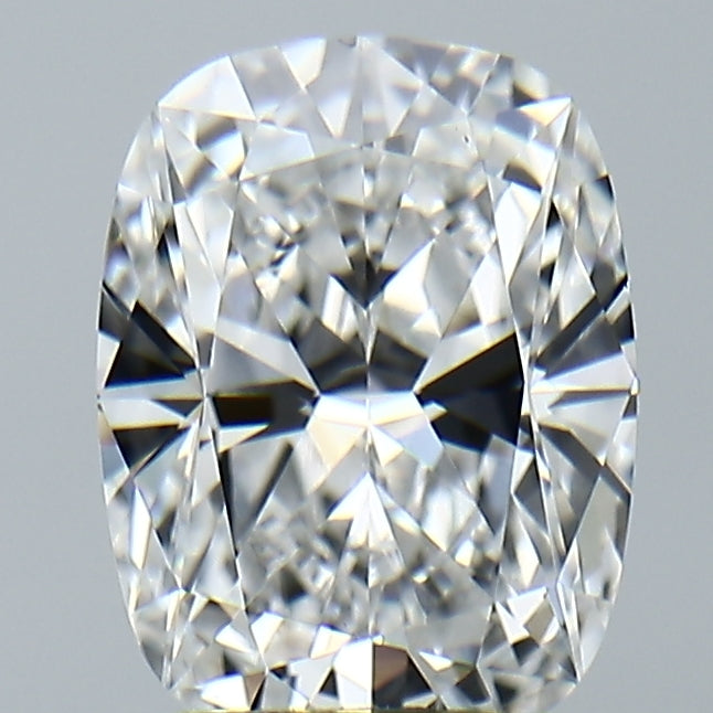 Lab-Grown 2.51 Carat Cushion Brilliant Diamond color E Clarity VVS2, precious stones, engagement diamonds