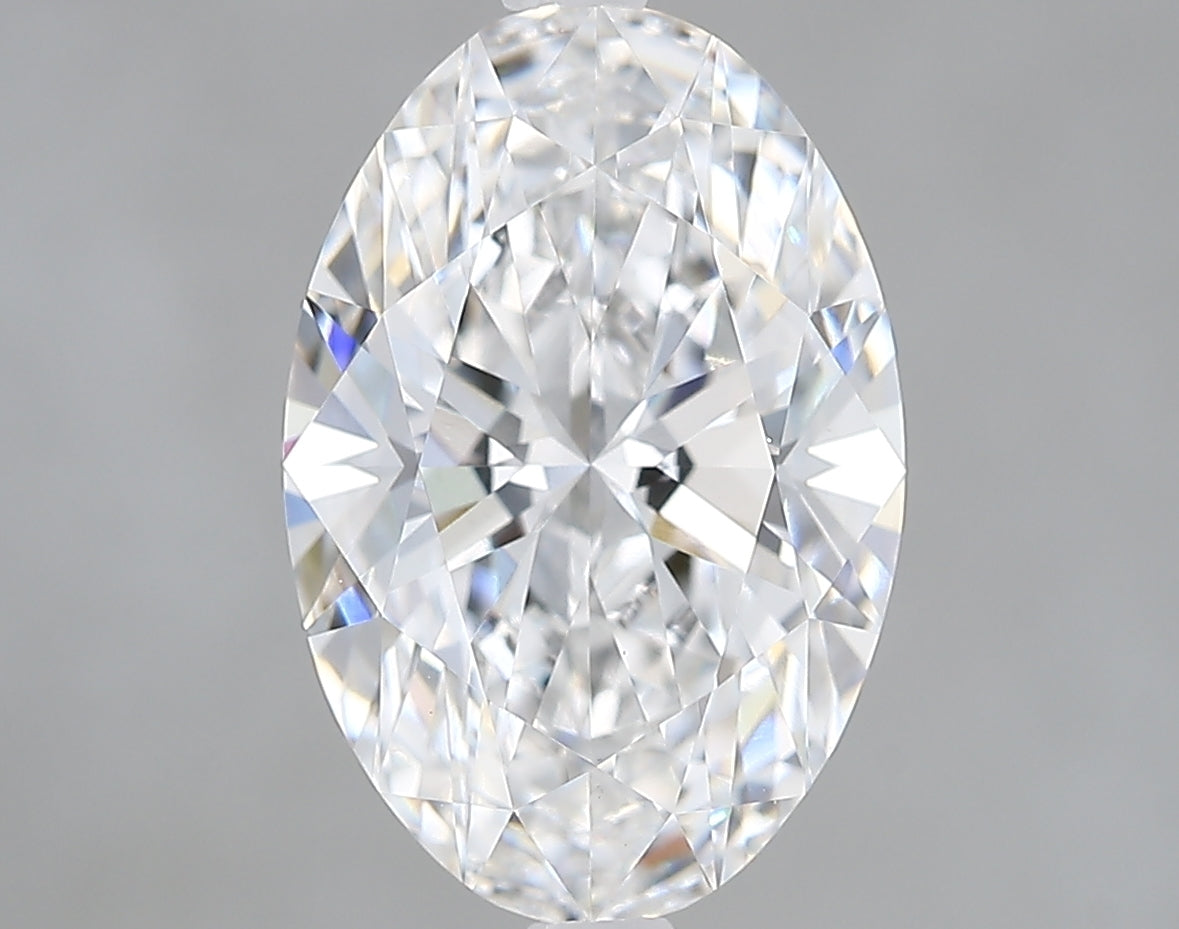 Lab-Grown 2.87 Carat Oval Shape Diamond color E Clarity VVS2 With GIA Certificate, precious stones, engagement diamonds
